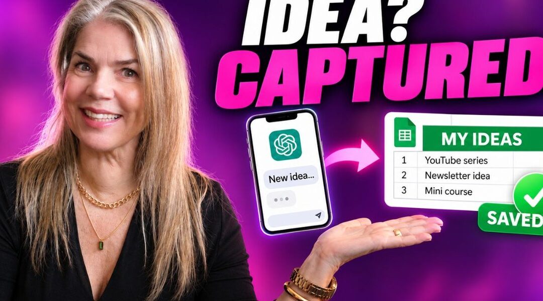 ChatGPT and Google Sheets: Catch Every Idea From Your Phone